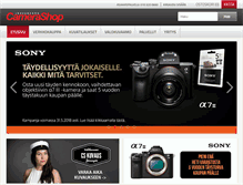 Tablet Screenshot of camerashop.fi